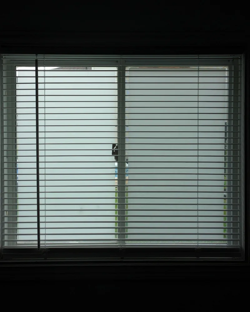 A motorised blind operated by remote